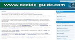 Desktop Screenshot of decide-guide.com